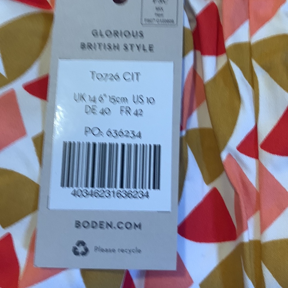 Brand New Boden shorts US size 10 - Picture 3 of 6